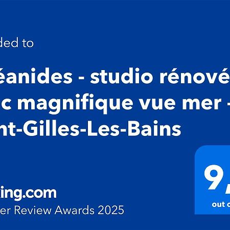 Oceanides - Studio Renove Avec Magnifique Vue Mer - Saint-Gilles-Les-Bains Buitenkant foto